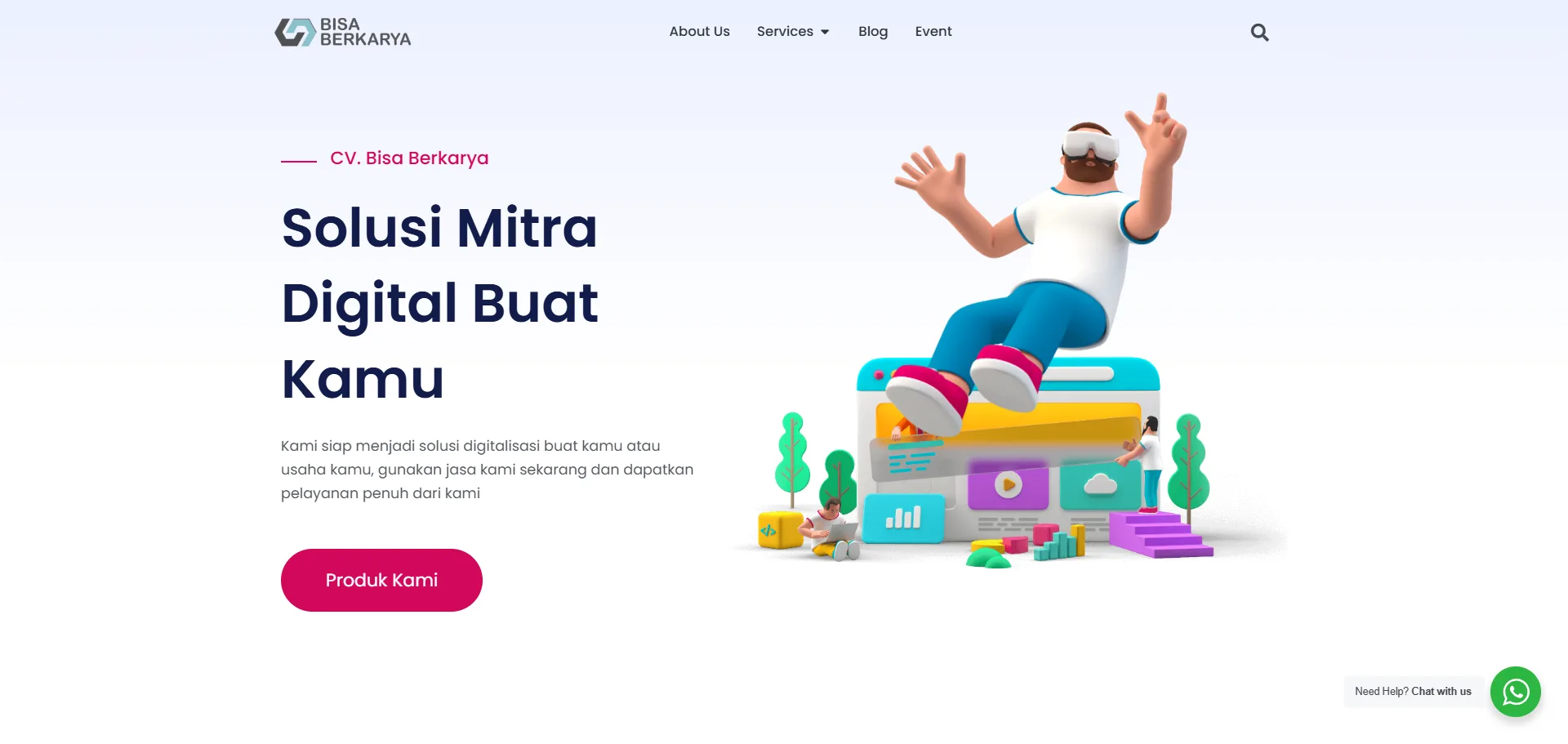 CV Bisa Berkarya Web